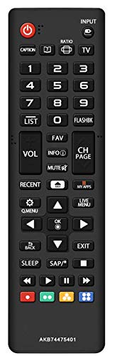 Amazon.com: New AKB74475401 Remote Control Replacement for LG TV